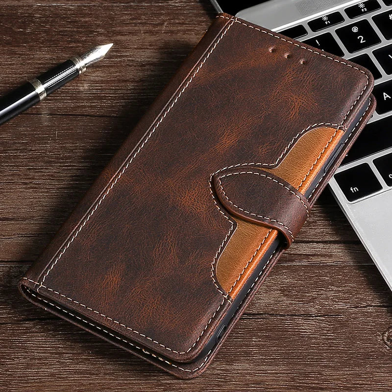 Étui en Cuir Magnétique pour iPhone | Protection Élégante et Rangement Pratique
