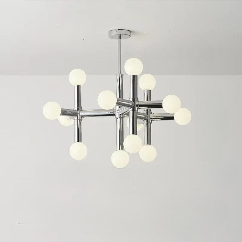 Lustre Bauhaus en Métal | Design Géométrique et Éclairage LED