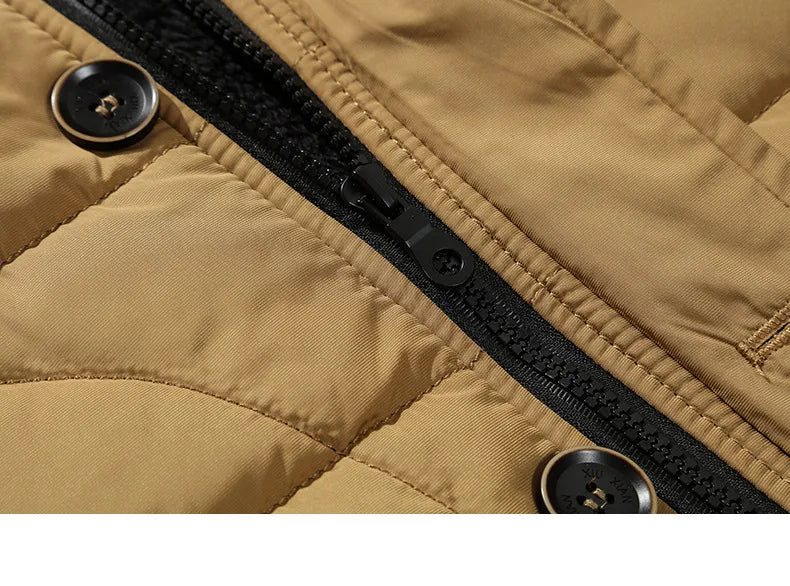 Manteau d'Hiver Matelassé pour Hommes | Style Élégant et Protection Hivernale