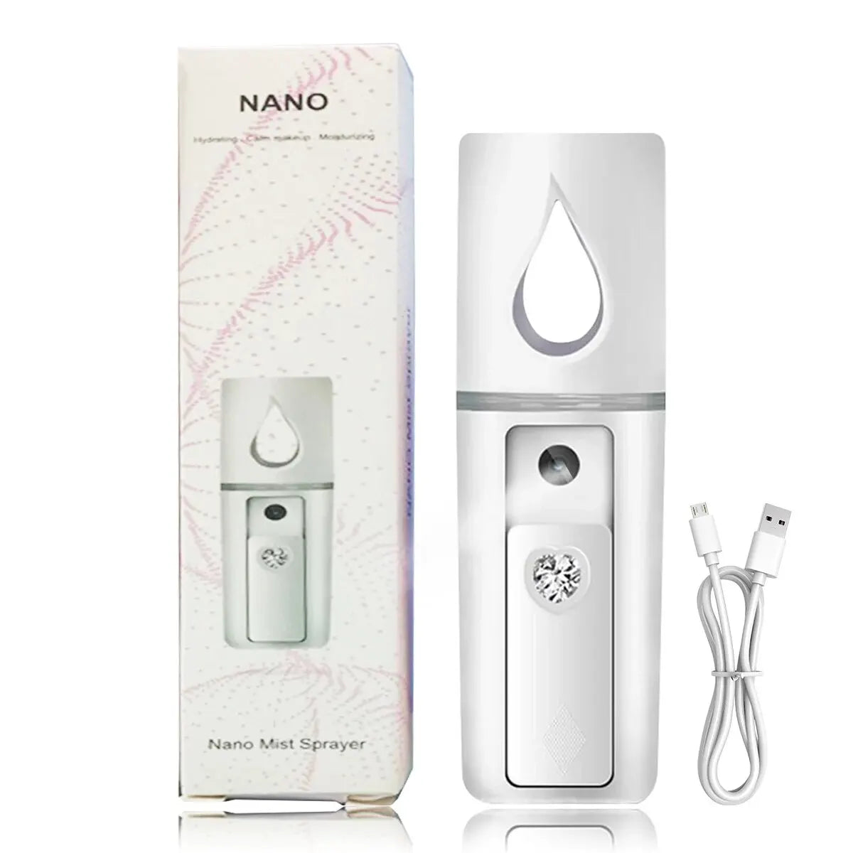 Vaporisateur Facial Nano Portable | Brume Hydratante Ultra-Fine et Compacte