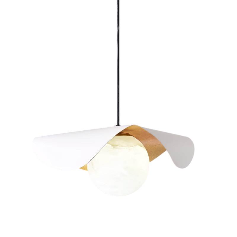 Suspension en Marbre Sphérique | Élégance Contemporaine pour Intérieur