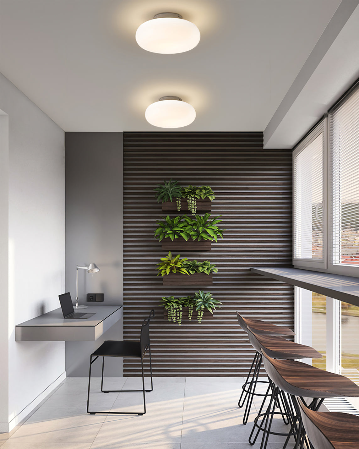 Plafonnier LED Moderne Économe | Éclairage Élégant pour Maison et Bureau