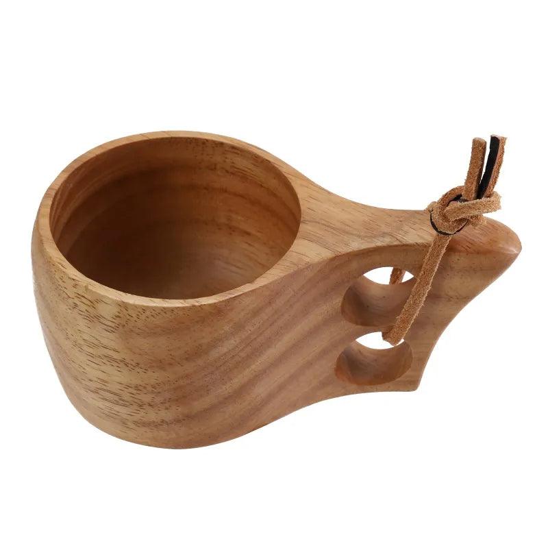 Tasse en Bois Artisanale | Unique et Écologique pour Décorations Rustiques