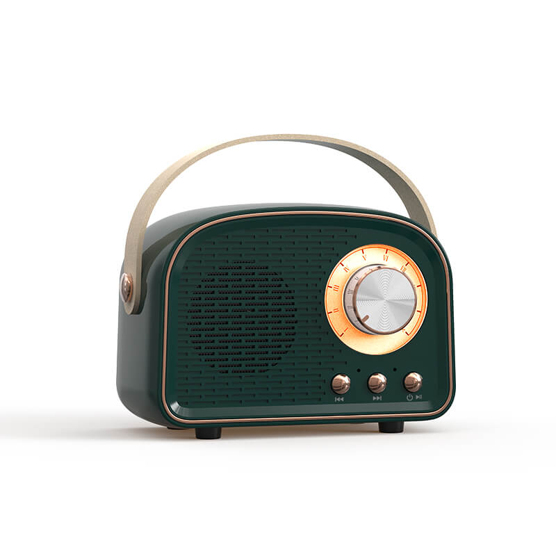 Enceinte Bluetooth Portable Rétro | Son Immersif et Design Élégant