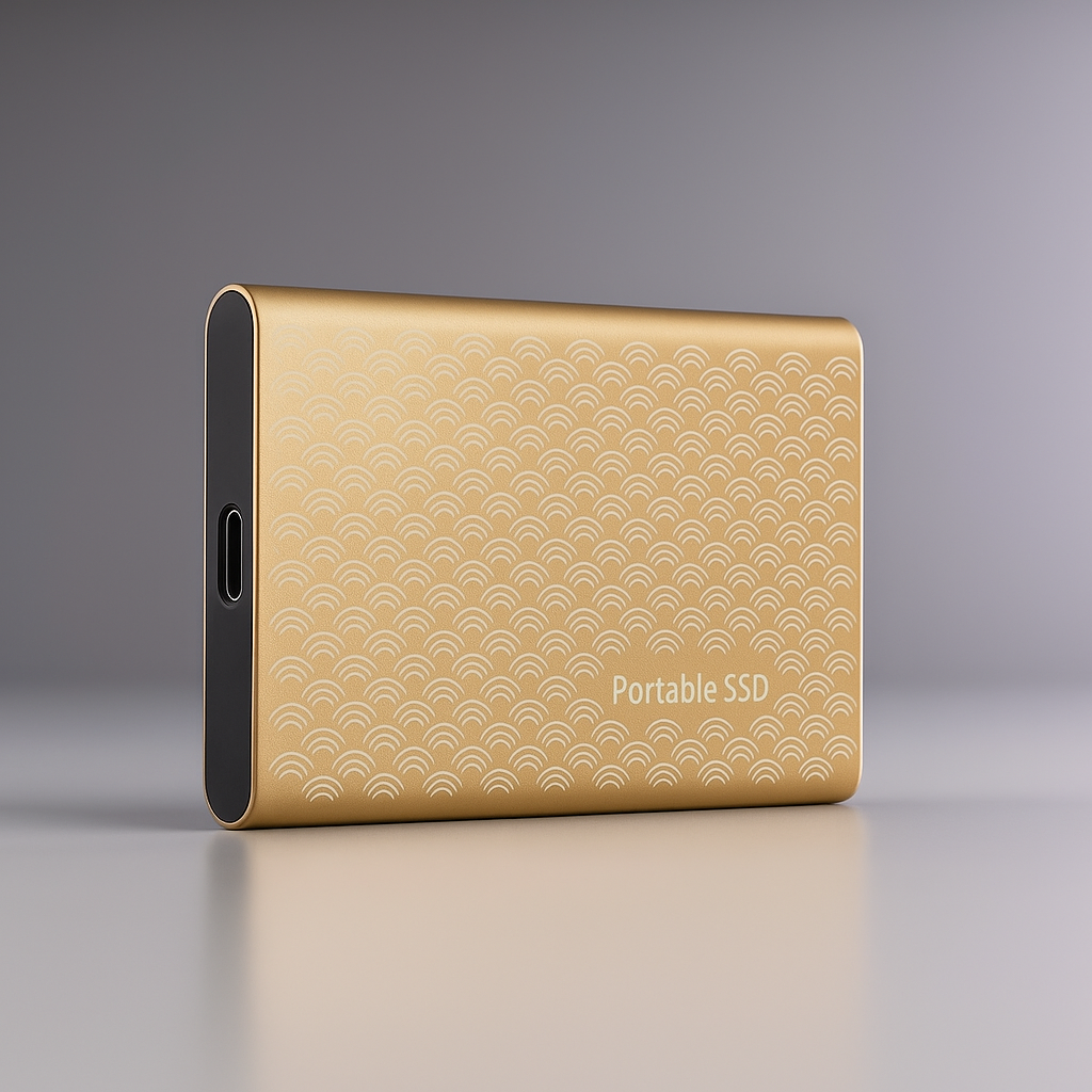 SSD Portable Rapide pour Transfert de Données | Design Compact et Résistant