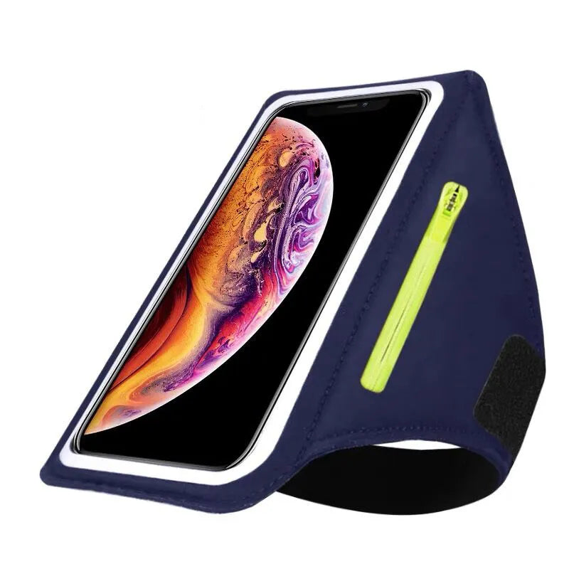 Support de Téléphone de Course Ajustable | Compartiment Pratique pour Écouteurs