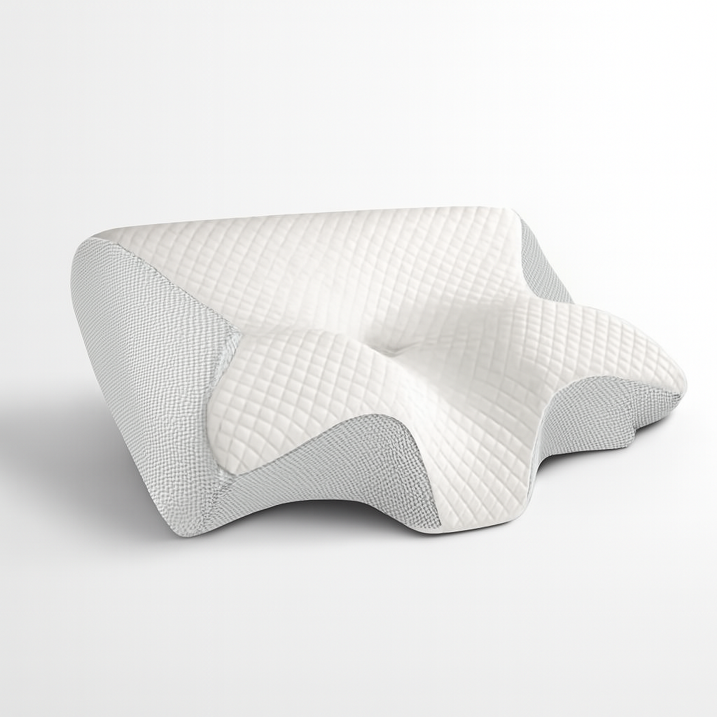 Oreiller Orthopédique Mousse à Mémoire | Support Ergonomique pour Cou et Épaules