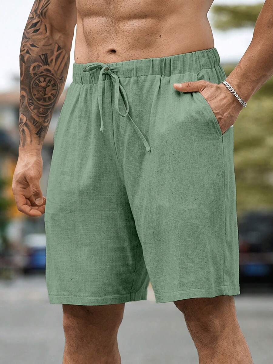 Shorts à Cordon Grandes Tailles pour Hommes | Confort et Poches Pratiques