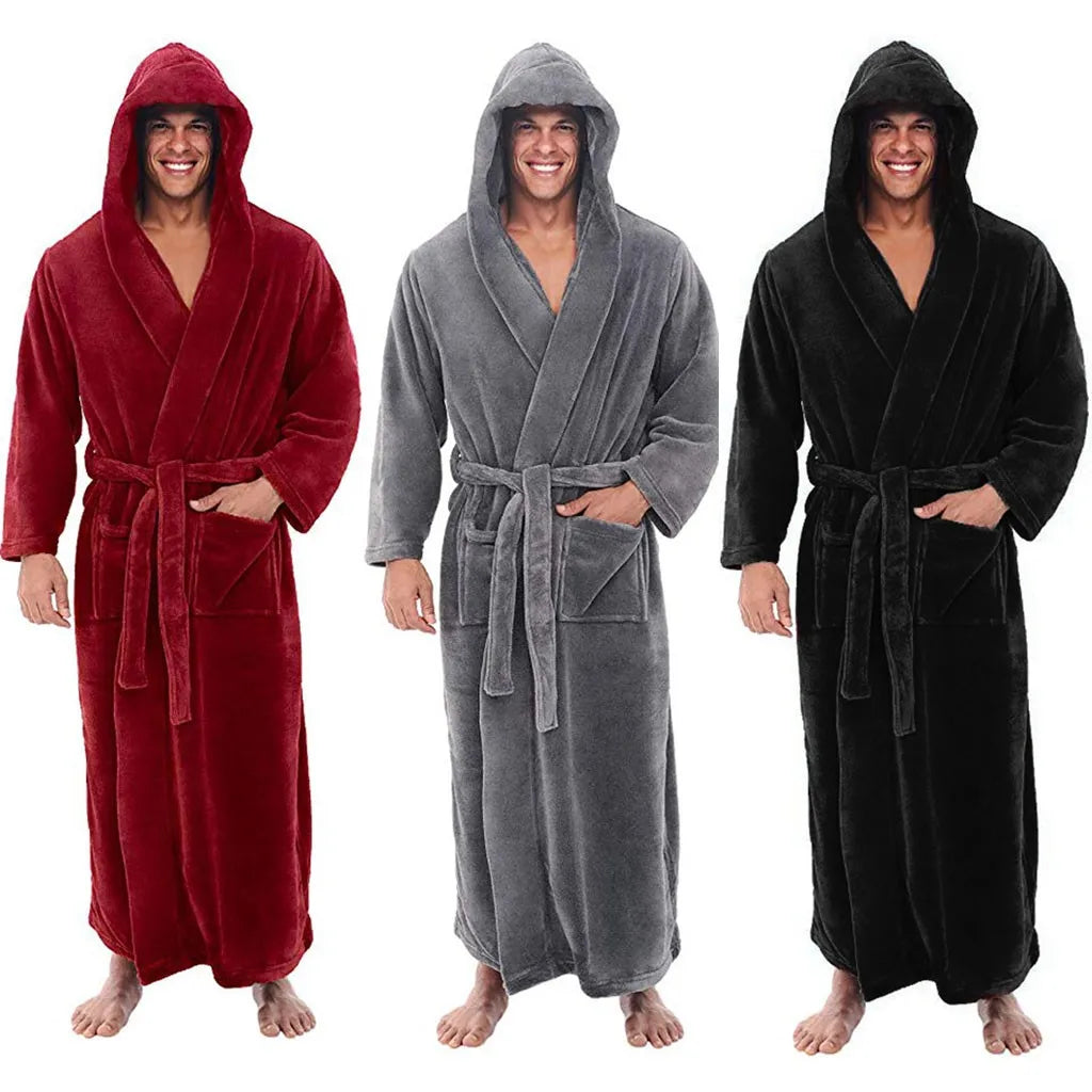 Robe de Chambre à Capuche Douce | Confort Douillet pour Moments de Détente