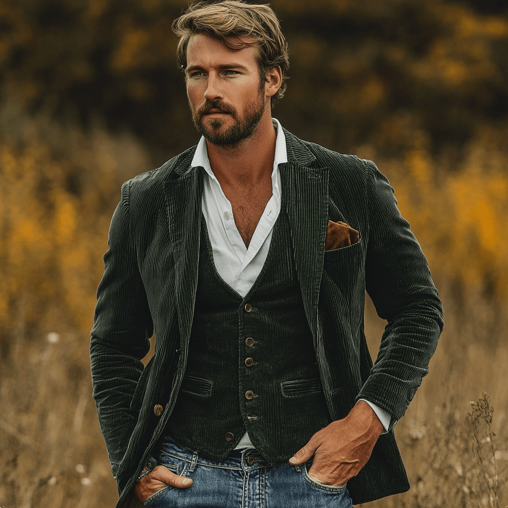 Ensemble Blazer et Gilet Sophistiqué | Style Épuré pour Chaque Occasion