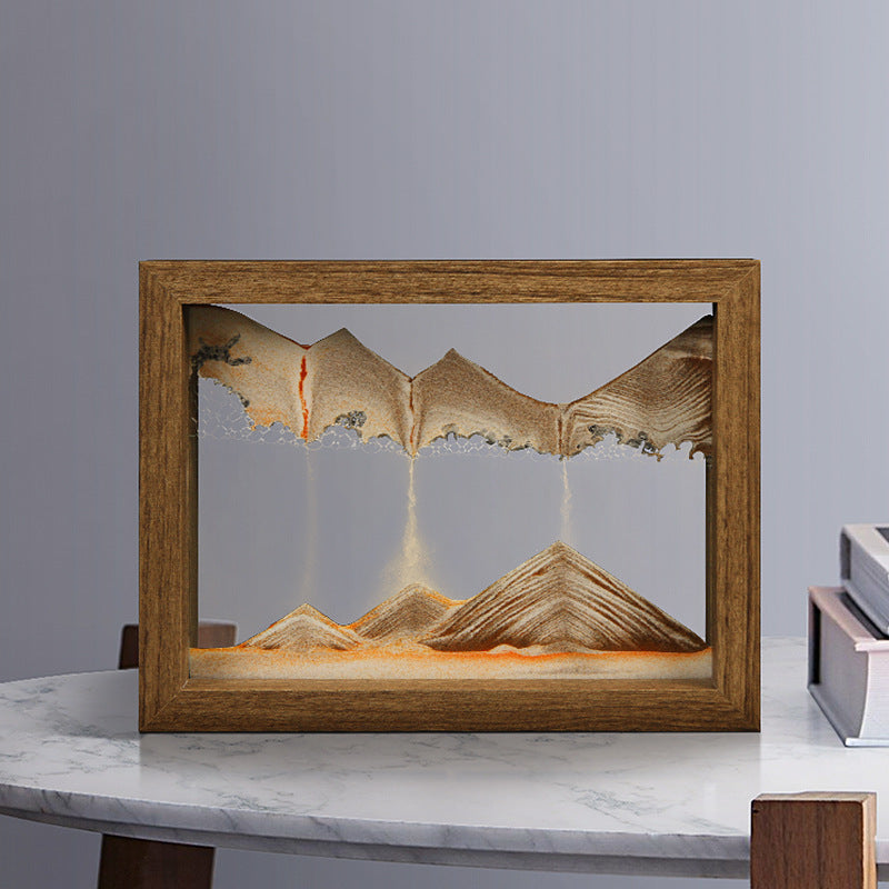 Décoration Murale en Sable 3D | Artisanat Rotatif et Élégant