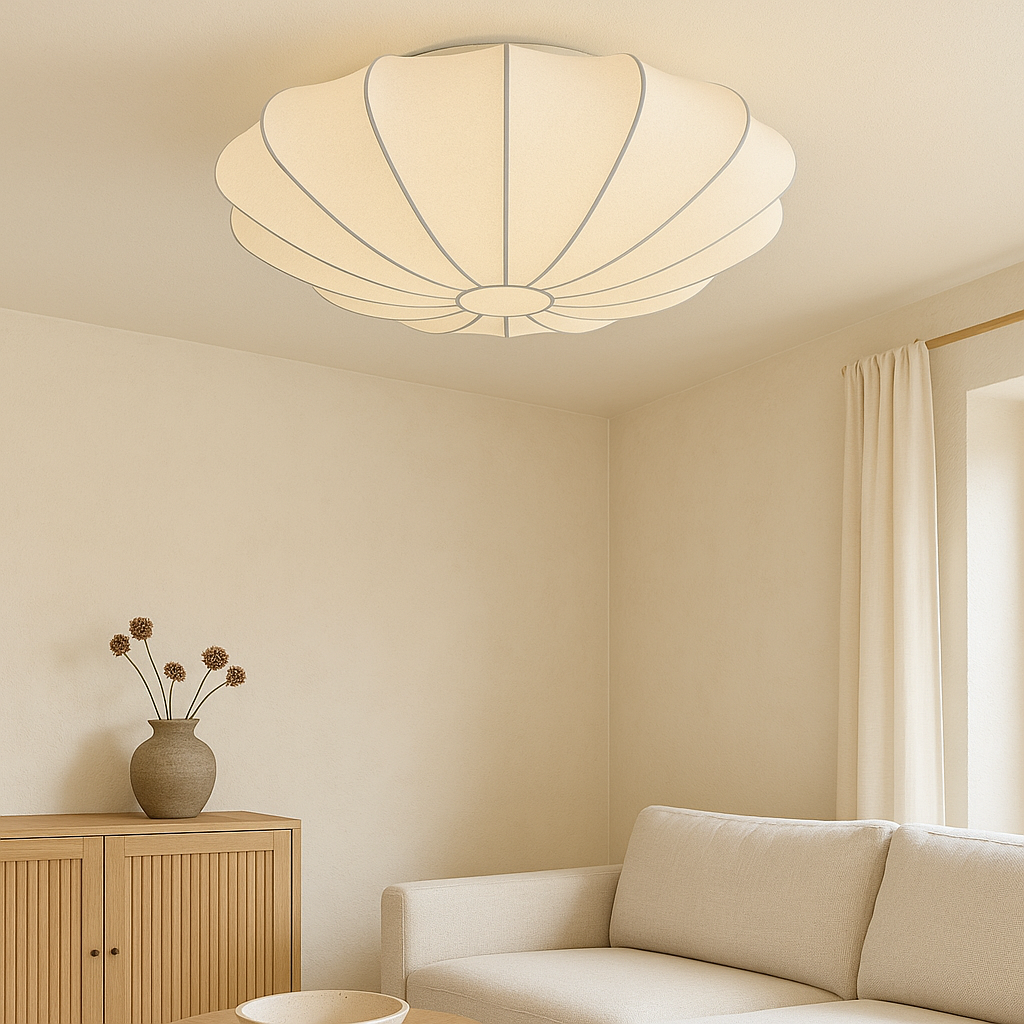 Lampe de Plafond Moderne et Élégante | Design Sculptural et Atmosphère Chaleureuse