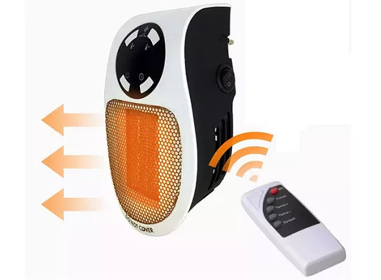 Chauffage Électrique Portable avec Télécommande | Réchauffement Rapide et Sécurisé
