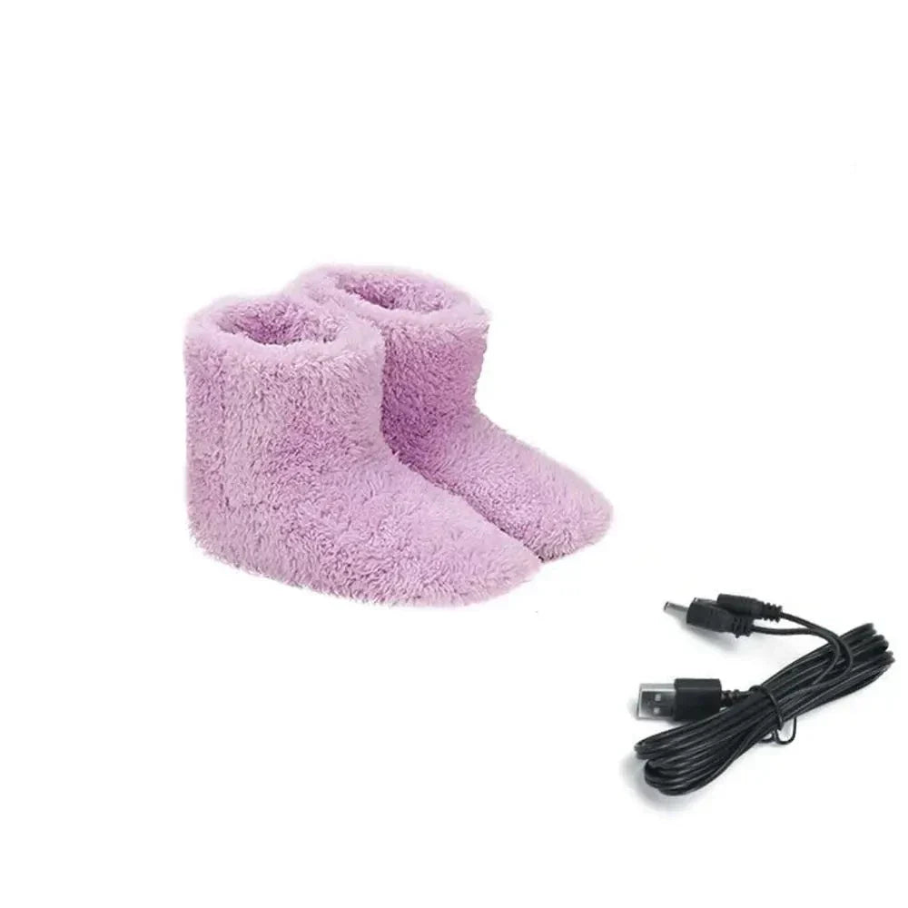 Chaussons CozyHeat - Pantoufles chauffantes ultra-douces