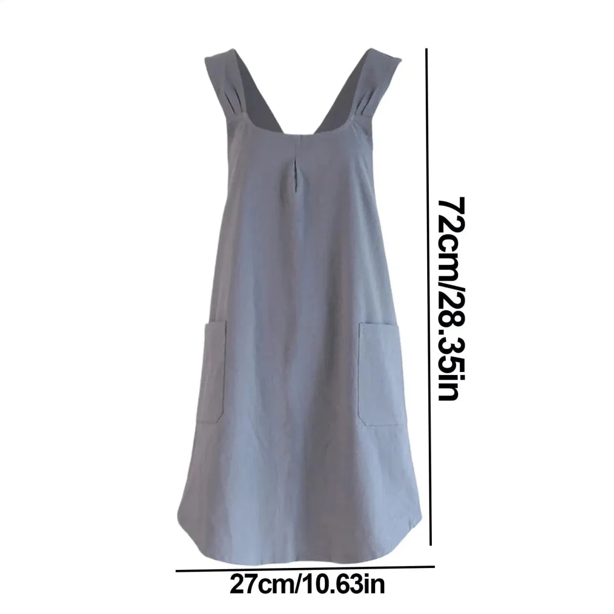 HanaSmock – Tablier élégant avec dos croisé pour bricolage