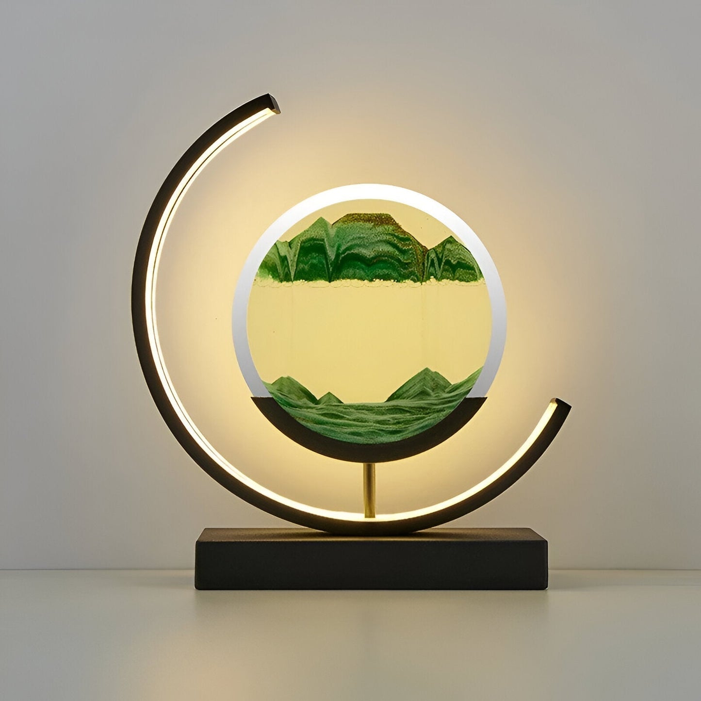 Lampe à Sable Dimmable Télécommandée | Éclairage Ambiance Apaisant et Unique