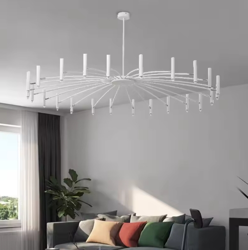 Lustre LED Moderne avec Têtes Réglables | Élégance et Efficacité Énergétique