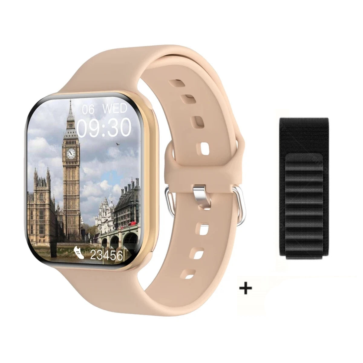 Montre Intelligente Étanche IP68 | Écran HD AMOLED et Suivi de Santé