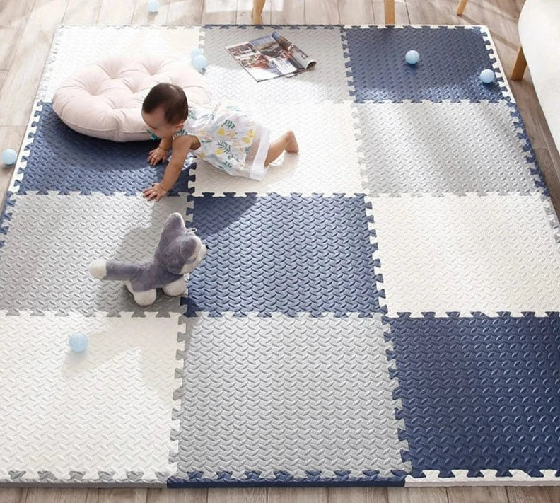 Tapis de Jeu en Mousse pour Bébé | Non Toxique et Absorbant les Chocs