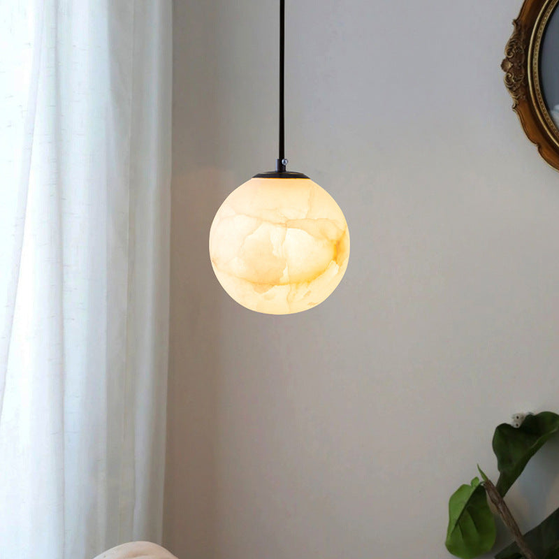 Lampe Suspendue en Marbre | Élégance Contemporaine et Chaleureuse