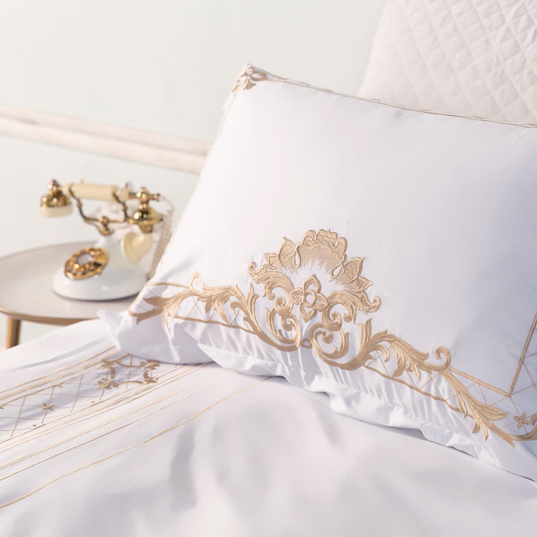 Literie de Luxe en Coton Égyptien | Glamour et Élégance pour Votre Chambre