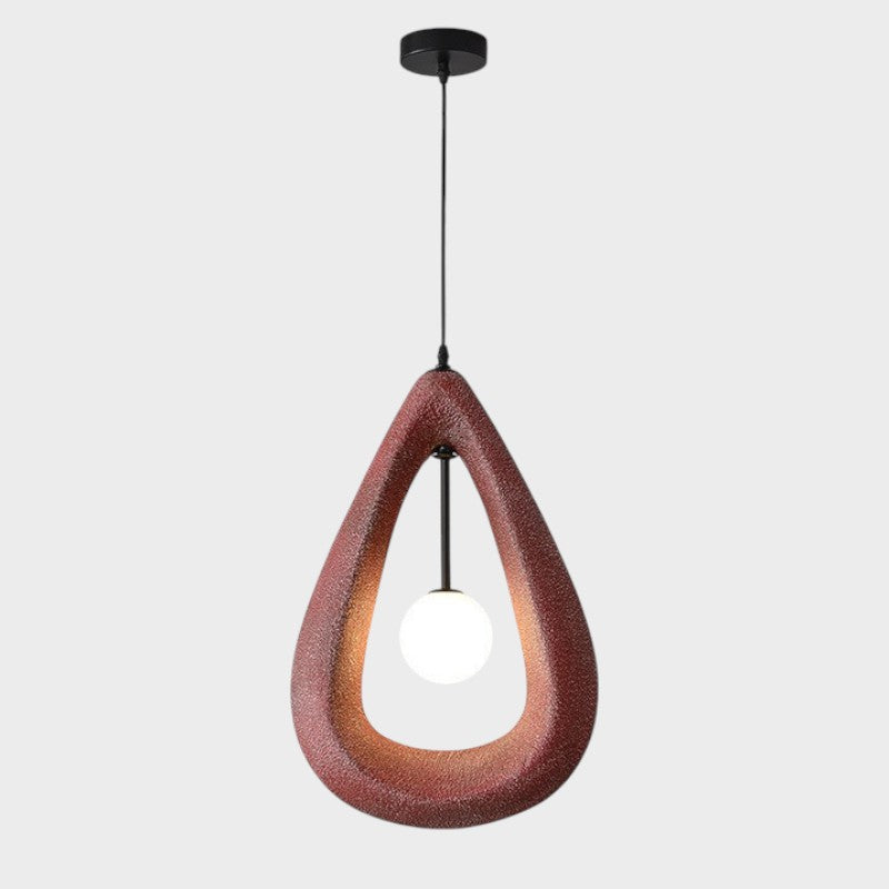 Lampe Suspendue Ovale Japandi | Ambiance Chic et Contemporaine
