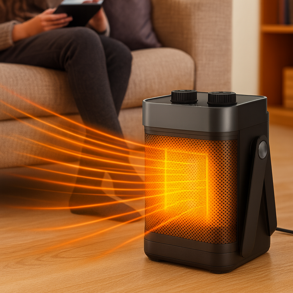 Chauffage d'Espace Électrique Portable | Chaleur Rapide et Confortable à Domicile
