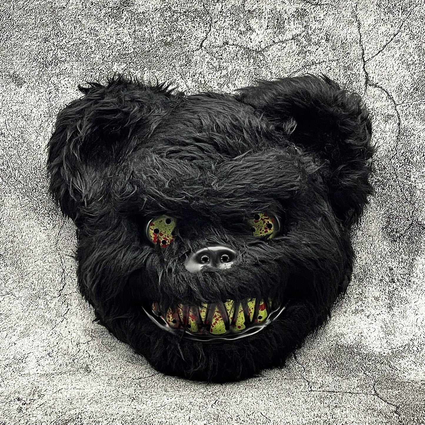 Masque Halloween Poilu Unisexe | Design Cartoon Effrayant et Confortable