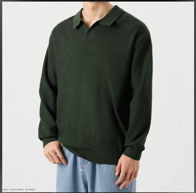 Polo à Manches Longues pour Hommes | Style Chic et Confortable