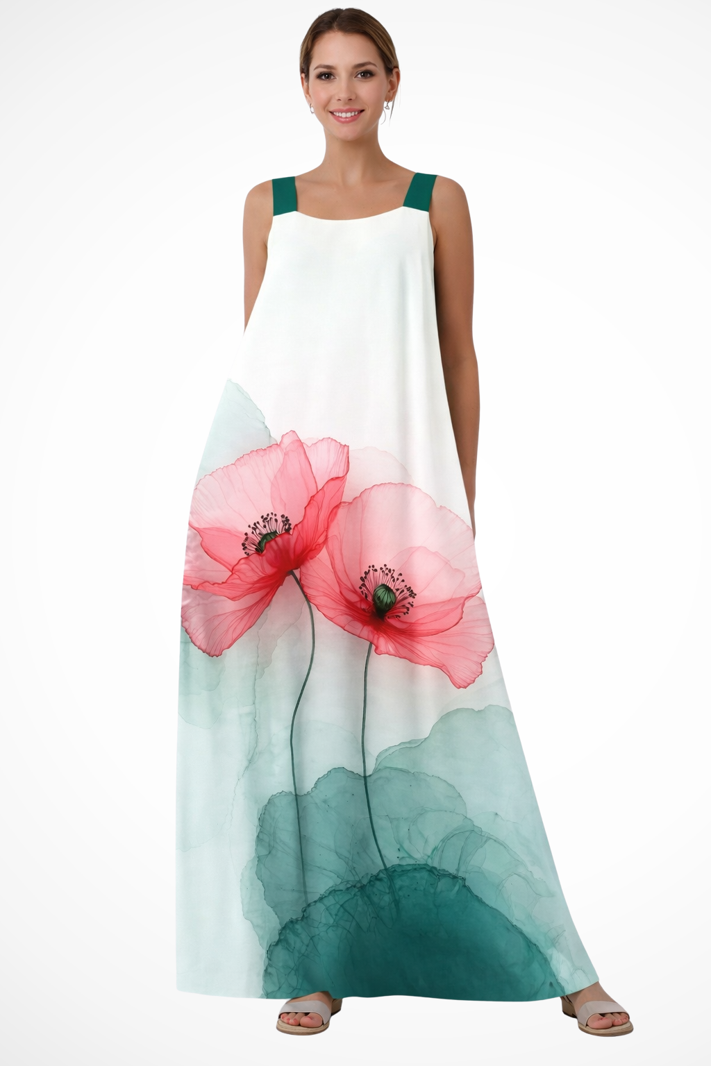 Robe Maxi Florale Femme | Élégante et Légère pour l'Été