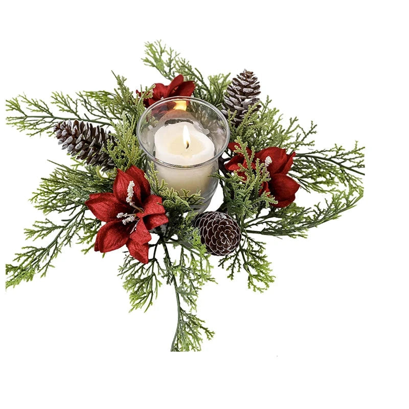Support de Bougie de Noël | Élégance et Ambiance Festive