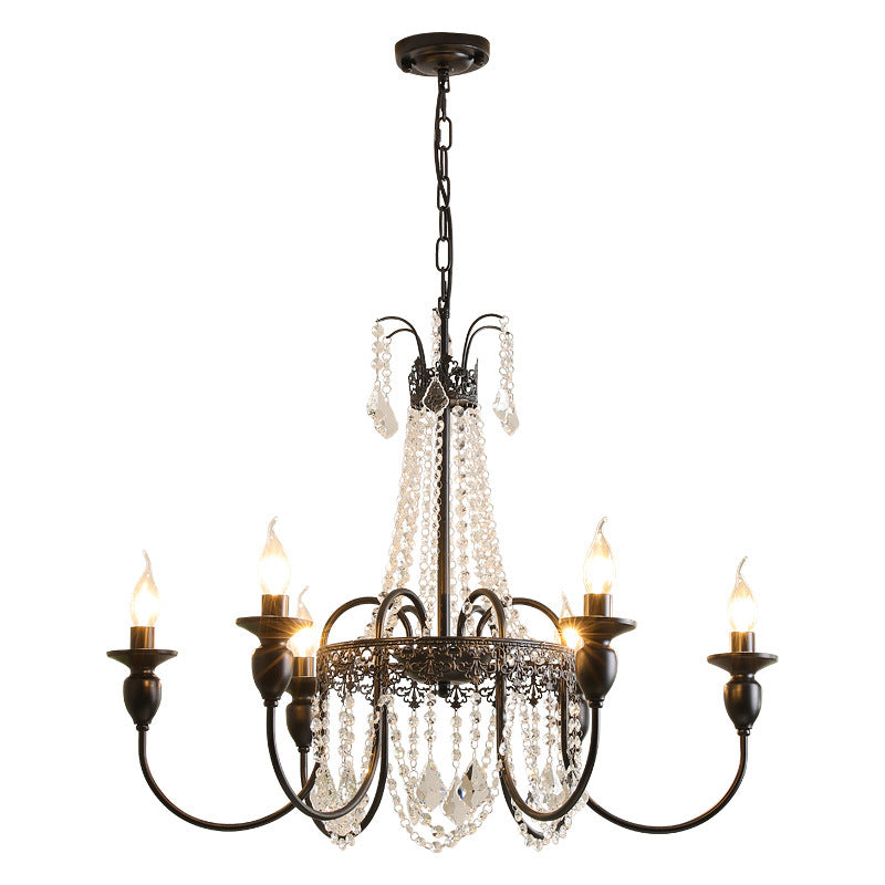 Lustre en Cristal pour Chambre | Élégance Contemporaine et Chaleureuse