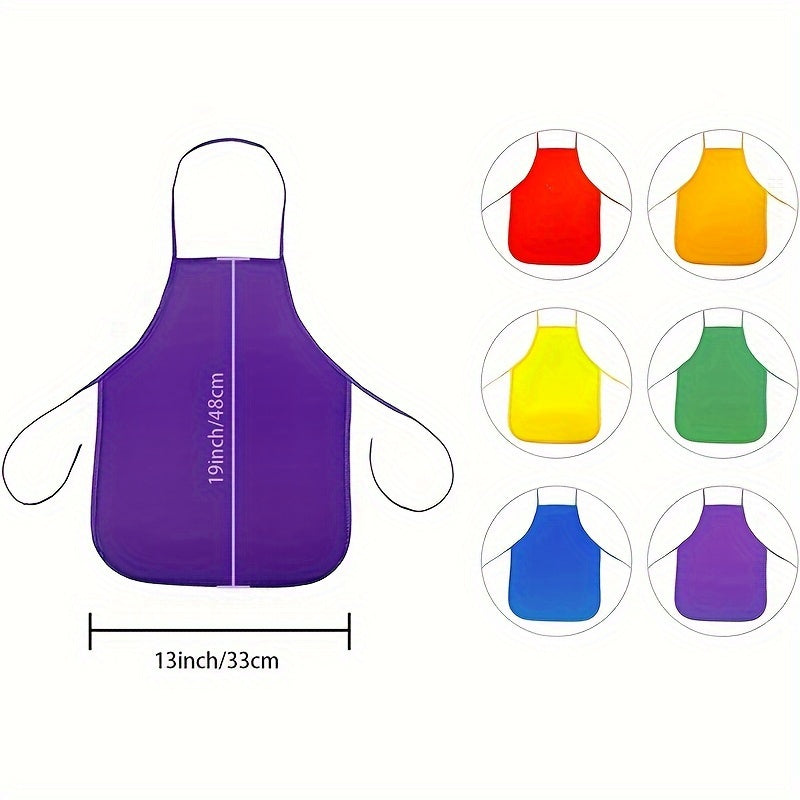 Ensemble de Tabliers Colorés pour Enfants – Parfait pour des Projets Créatifs