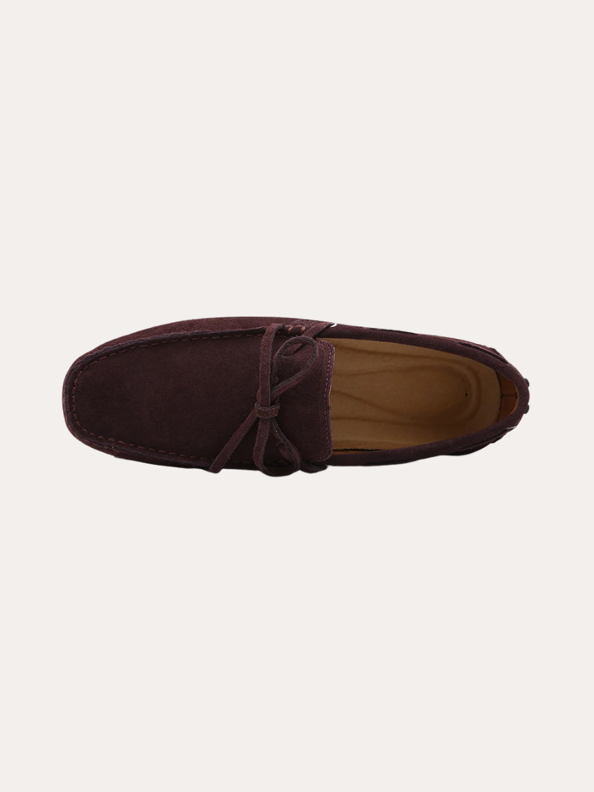 Mocassins en Suède Marron Foncé | Élégance et Confort au Quotidien