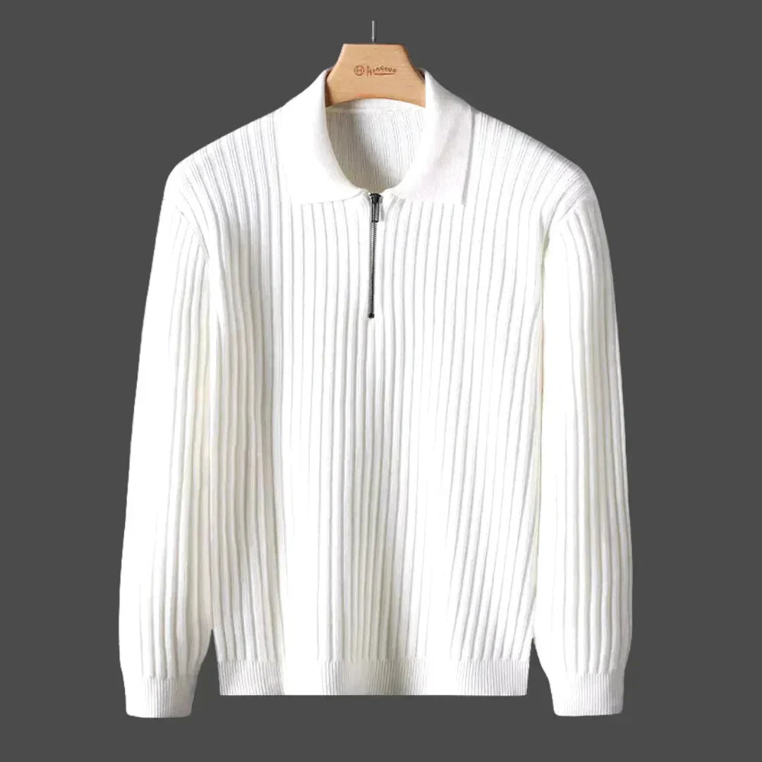 Pull à Col Zippé pour Homme | Élégance et Confort au Quotidien