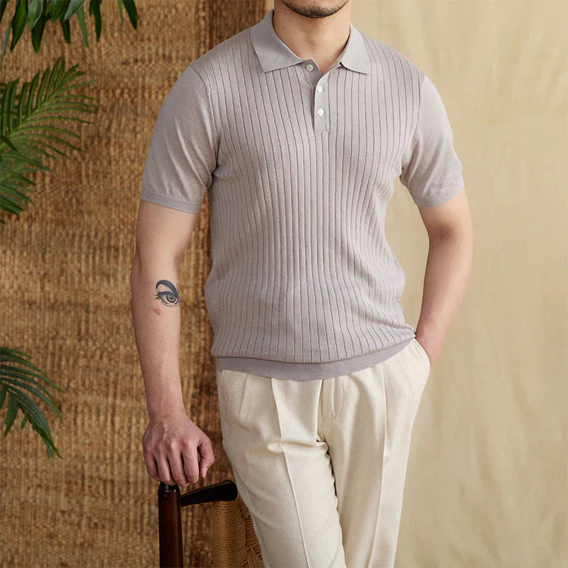 Polo en Maille Performance pour Homme | Confort Premium et Élégance Distinguée