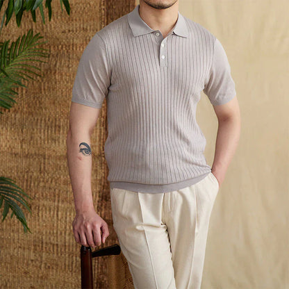 Polo en Maille Performance pour Homme | Confort Premium et Élégance Distinguée