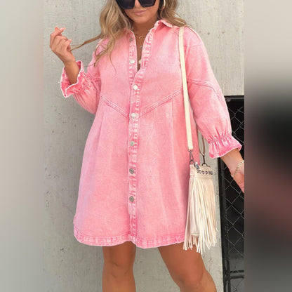 Robe Mini en Jean pour Femme | Style Décontracté et Confort Optimal