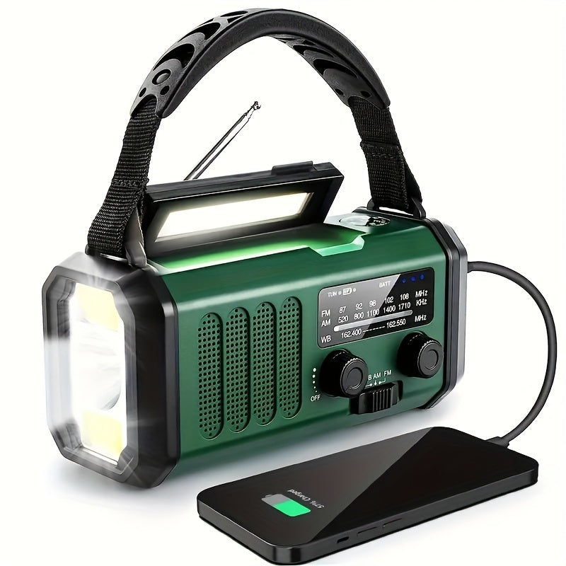 Radio d'urgence Multifonctionnelle | Panneau Solaire et Chargeur USB