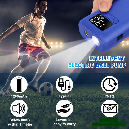Pompe à Ballon Électrique Automatique | Gonflage Rapide avec Lumière LED
