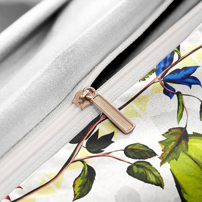 Linge de Lit Floral et Oiseau | Élégance et Confort Exceptionnels