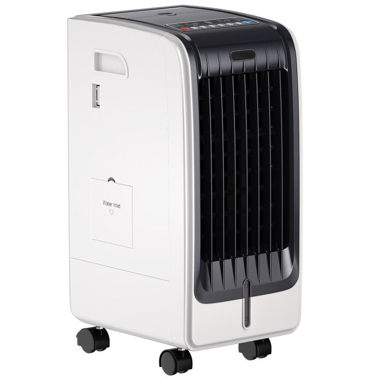 Refroidisseur d'Air Portable 110V | Ventilateur à 3 Vitesses et Minuteur 8 Heures