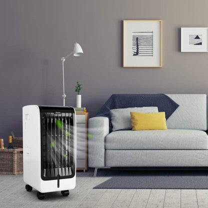 Refroidisseur d'Air Portable 110V | Ventilateur à 3 Vitesses et Minuteur 8 Heures