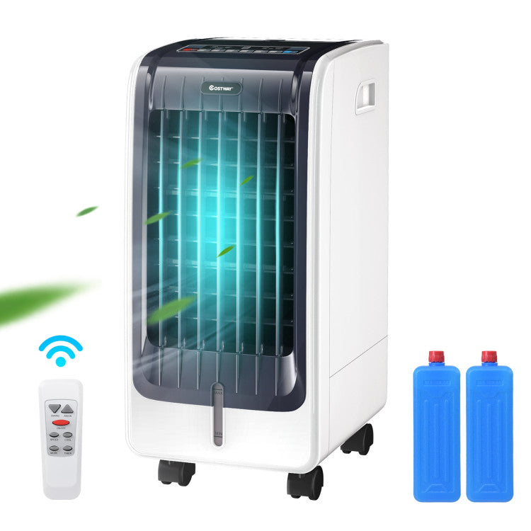 Refroidisseur d'Air Portable 110V | Ventilateur à 3 Vitesses et Minuteur 8 Heures