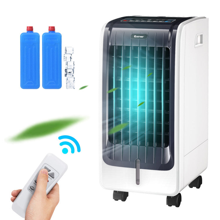 Refroidisseur d'Air Portable 110V | Ventilateur à 3 Vitesses et Minuteur 8 Heures