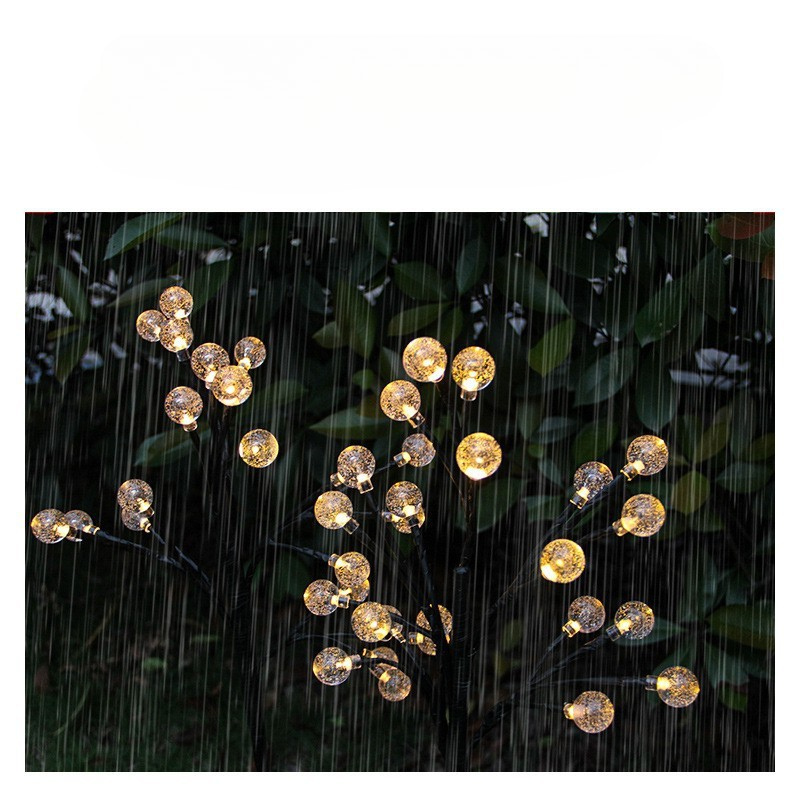 Lampes Solaires de Jardin | Éclairage Écologique avec 15 LED Blanches