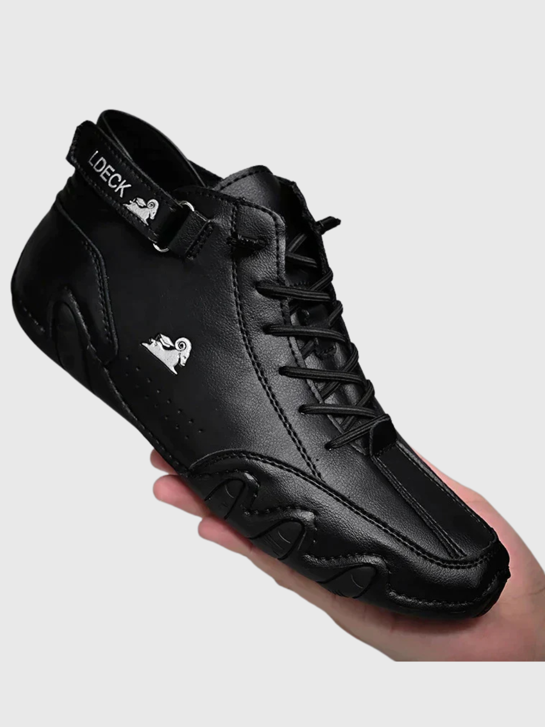 Helvia - Chaussures Pieds Nus en Cuir Ultra-Confortables et Antidérapantes (Homme)