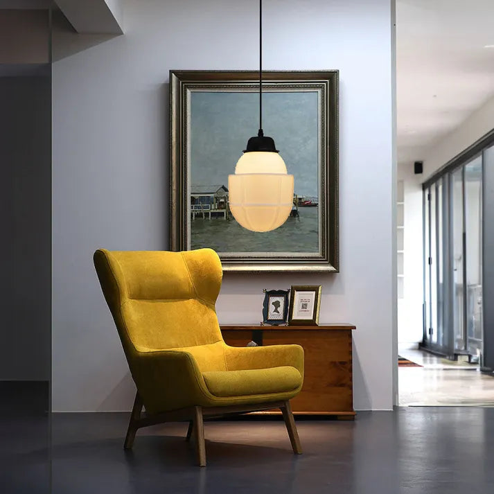 Lampe Pendante Géométrique Vintage | Éclairage Chaud et Design Élégant