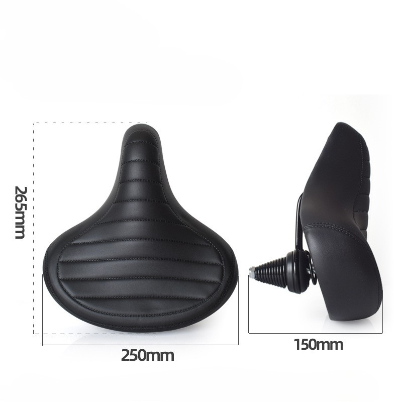 Selle de Vélo Ergonomique Confortable | Design Surdimensionné avec Absorption des Chocs