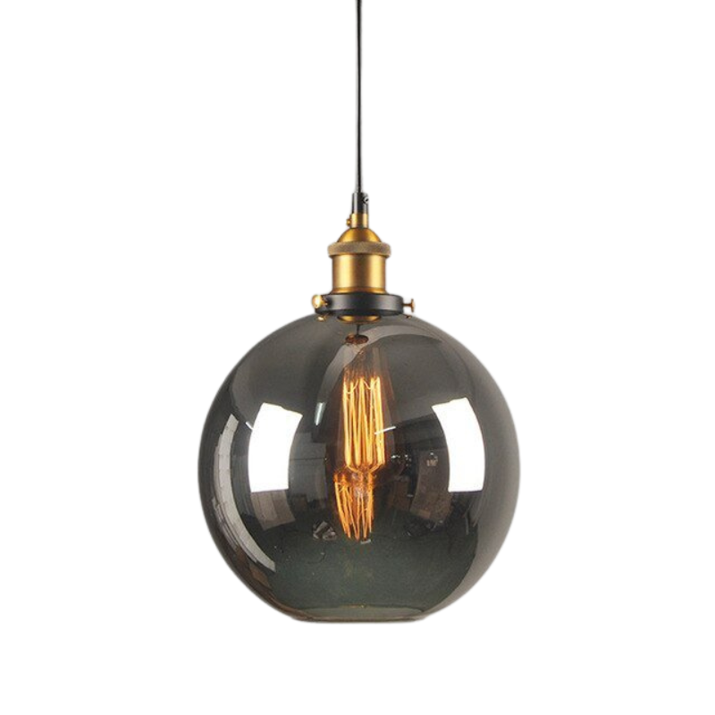 Lampe Suspendue Industrielle en Verre | Design Élégant et Minimaliste